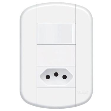 Imagem de Interruptor Simples 16a-250 Volts E 1 Tomada 2p+t 20a de 250 Volts Distanciados 11339254 Fame