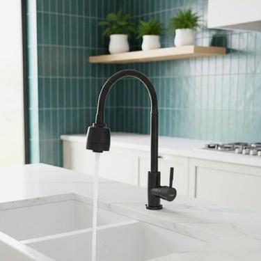 Imagem de Torneira Gourmet Chuveirinho Corpo Flexível Bancada Pia Industrial Mod