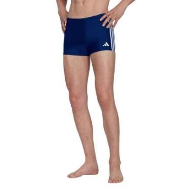 Imagem de Sunga Boxer Adidas 3 Stripes Masculina - Marinho GG-Masculino