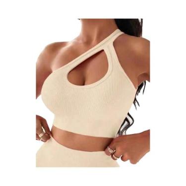 Imagem de Sutiã Esportivo Feminino Respirável De Nylon Com Almofadas Removíveis 