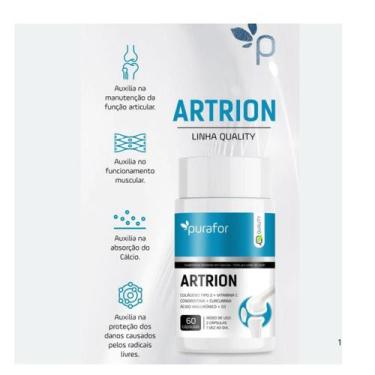 Imagem de Artrion, Colageno Tipo 2 vitamina C - purafor
