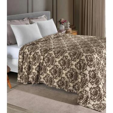 Imagem de Manta Flannel Casal Lar E Lazer Bege, UN, Bege