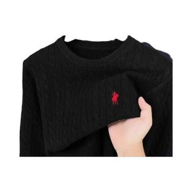 Imagem de Suéter Masculino Clássico Paul Designer Com Bordado De Pônei, Moda Que