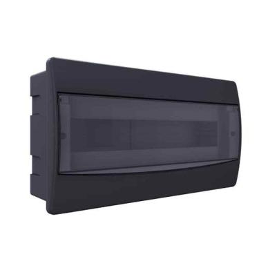 Imagem de Cd De Embutir Para Disjuntor 18 Din - 12 Ul Preto - Proteção Uv - Bet Plásticos