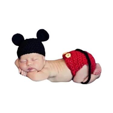 Imagem de Fantasia De Crochê Para Bebês Recém-nascidos, Adereços Para Fotografia