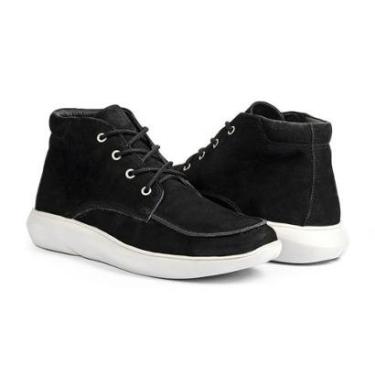 Imagem de Bota Oslo San Martin para Neve em Couro Forrada com Lã e Impermeável Masculina-Masculino