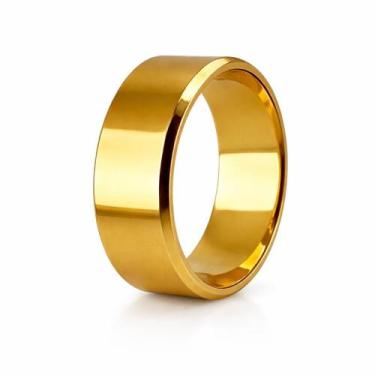 Imagem de Aliança em Ouro 18K 8,00 mm - Joia de Noivado ou Casamento - Justino R