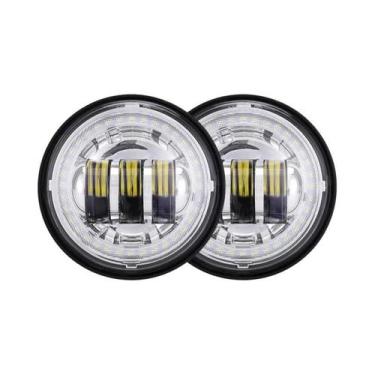 Imagem de Luz De Neblina LED De 4,5 Polegadas Para Motocicleta Com Sinalizador Â