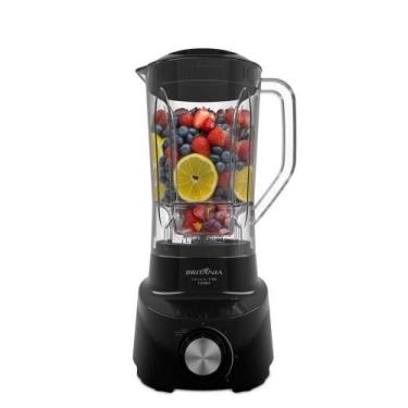 Imagem de Liquidificador Britânia 2,6L 4 Velocidades Preto Diamante 1100 220V, 2