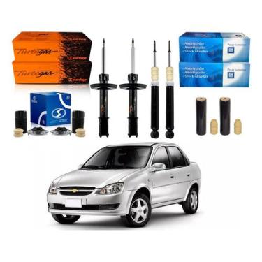 Imagem de Kit Amortecedor Dianteiro Traseiro Corsa Classic 1.0 2011 A 2016 - Cof
