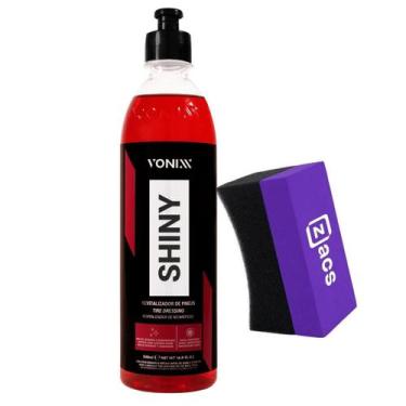 Imagem de Shiny (500ml) + 1x Aplicador Pneus ZACS - - TRACT GROUP