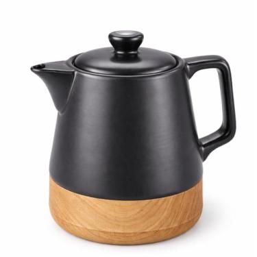 Imagem de Chaleira Elétrica De Porcelana Elegance Preto 1L Tuut, 110V