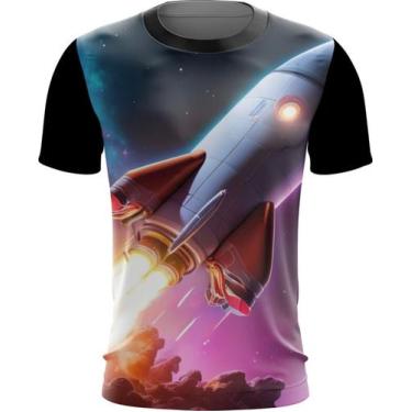 Imagem de Camiseta Dryfit Foguete Espacial Space Rocket Espaço 2 - Kasubeck Stor