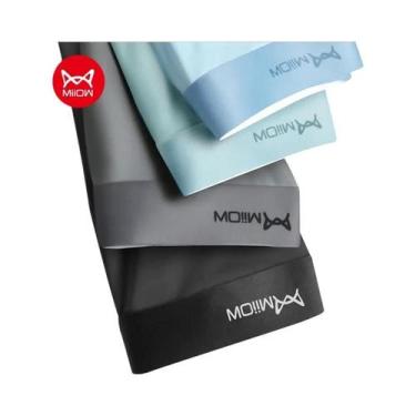 Imagem de Cuecas Boxer Masculinas MiiOW 4 Peças De Seda Gelada Sem Costura Com G
