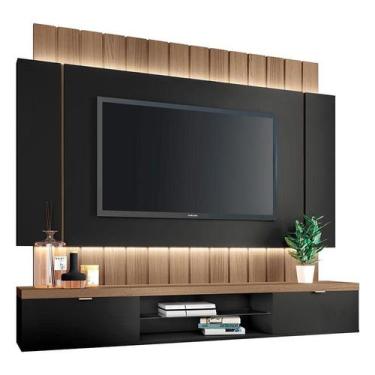 Imagem de Home Suspenso Illusion 1.8 Preto Castanho - HB Móveis - HB Moveis