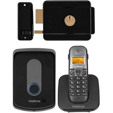 Imagem de Interfone Sem Fio Porteiro Campainha Eletrônica Intelbras e Fechadura 