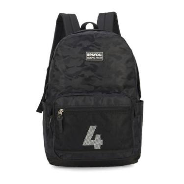 Imagem de Mochila De Costa Preto Camuflada Laptop Up4you - Luxcel