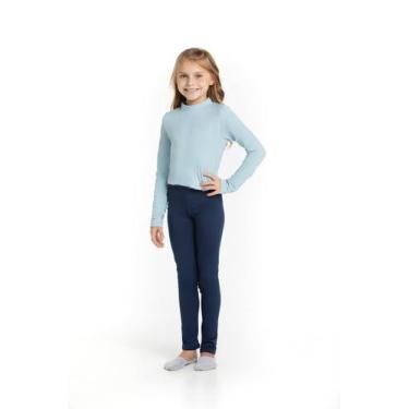 Imagem de Calça Térmica Infantil - Cor De Cacau, 06, Azul marinho