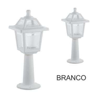 Imagem de Kit 2 Luminárias de Chão Balizador Poste Jardim Colonial Prt 385 - Cli
