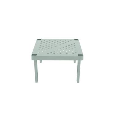 Imagem de Prateleira organizadora cozinha Quadrada Verde menta Armário LEVEL OU 