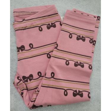 Imagem de Calça Legging Feminino Infantil - Sortido , Estampa rosê, 1