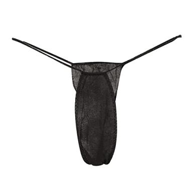 Imagem de Yinhing Roupa íntima Descartável, 100 Unidades de Calcinha Descartável Feminina Com Borda Elástica e Reforço de Linha Dupla, Tecido Não Tecido Respirável, Embalada Individualmente