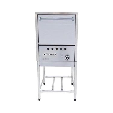 Imagem de Forno Gás Baixa Pressão Profissional Don Bidone FGDB60P Metalúrgica Venâncio GLP Aço Inox 98L Prata