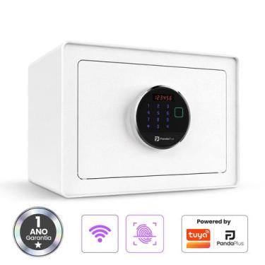 Imagem de Cofre Eletrônico Digital Portátil Chave Senha Compatível Alexa Google 