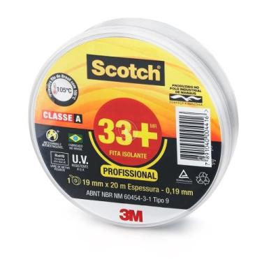 Imagem de Fita Isolante 3M + Scotch 33 Rolo 19mmx20m Emb. c/ 12 un. - 3M