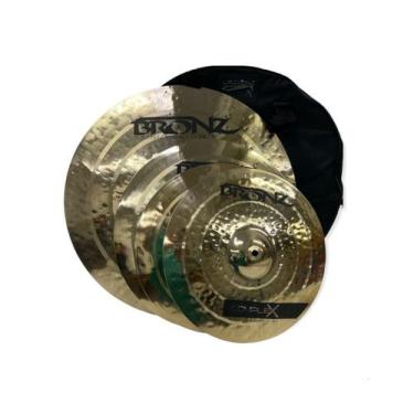 Imagem de Kit prato odery b20 bronz complex series 14hh/ 16cr/ 20rd c/ bag