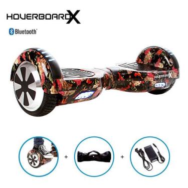 Imagem de Hoverboard 6,5 Caveira Mexicana Flores HoverboardX Bluetooth