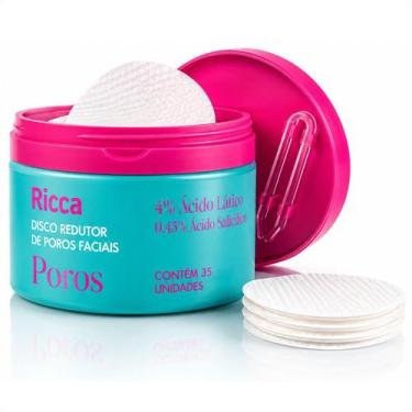 Imagem de Disco Redutor De Poros Faciais Ricca Com 35 Unidades - BELLIZ COMPANY
