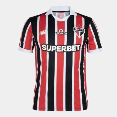 Imagem de Camisa new balance são paulo away torcedor 2026/27 -, Vermelho, P