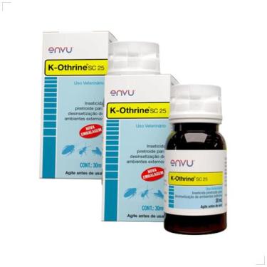 Imagem de Kit 2 Envu Mata Barata Formiga Mosca K-othrine Sc25 30ml Medida:30Ml