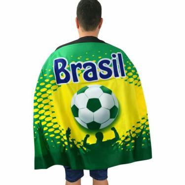Imagem de Bandeira do Brasil para Vestir Torcida Copa - DREAMINBOX
