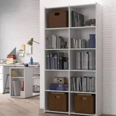 Imagem de Estante Multiuso Com Nichos E Prateleiras Holanda Brienza Movelaria, B