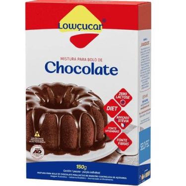 Imagem de Mistura para Bolo Zero Açúcar Chocolate - Lowçucar 150g