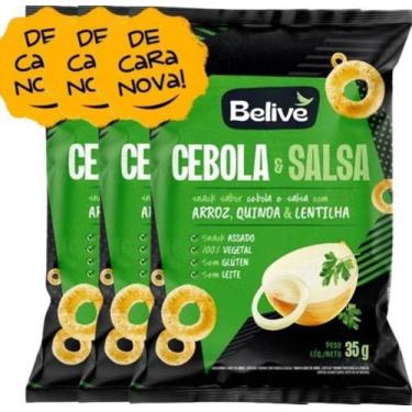 Imagem de Salgadinho de Arroz, Quinoa e Lentilha Belive Zero Glúten Zero Lactose