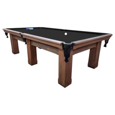 Imagem de Mesa de Sinuca Oficial Vintage - 2,83x1,55 - Nelson Bilhares, Preto