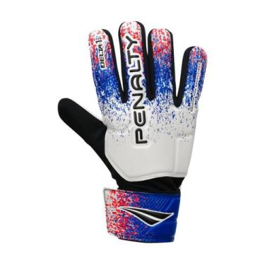 Imagem de Luva Goleiro Penalty 6203031070 Delta 1 Xxiii, Branco, Azul, Vermelho,