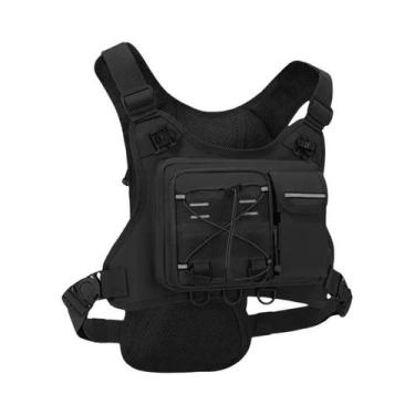 Imagem de Mochila De Peito Unissex Para Corrida, Colete Tático Para Esportes Ao 