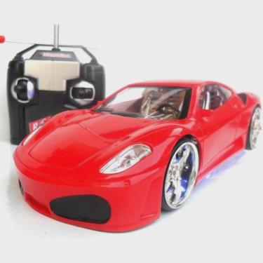 Imagem de Carrinho Controle Remoto Perfect Acende Luzes - Vermelho - Dm Toys