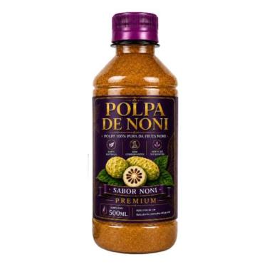 Imagem de Fruta Noni Orgânica Verde Escura Embalada 500g Natural - Morinda
