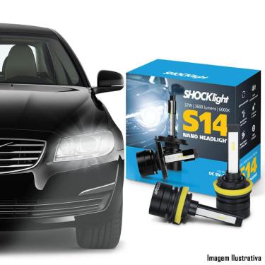 Imagem de Kit Super LED NANO 6000K H8/H11 S14 Shock Light 3600 Lumens