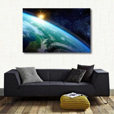 Imagem de Quadro decorativo Planeta - Espaço - Tela em Tecido
