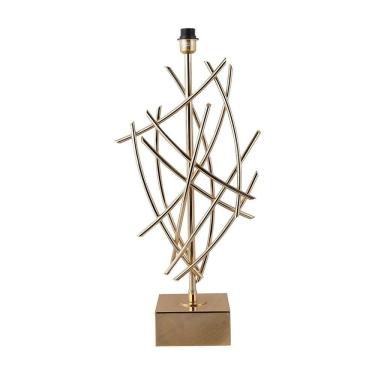 Imagem de Base para Abajur Veneto 23cm 13cm 55cm1xe27 40w Bella Iluminação Dourado