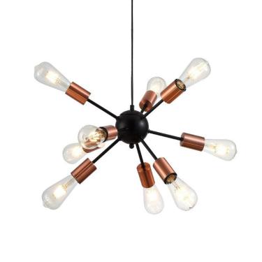 Imagem de Lustre Pendente Kiev Preto 