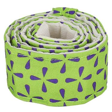 Imagem de Tiras uniformes para assar, tiras grossas superabsorventes para bolos de algodão, panos para assadeiras para ferramentas de decoração de bolos, ferramentas para tortas (preto verde78043B)