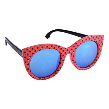 Imagem de Sun-Staches Kids Miraculous Ladybug Glitter Dots Sunglasses Child Size Shades UV400 Arkaid, Multi, one Size (SG3774)