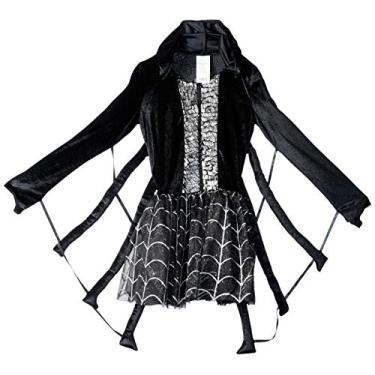 Imagem de Fun World Sparkling Spider Child Costume, Large, Multicolor